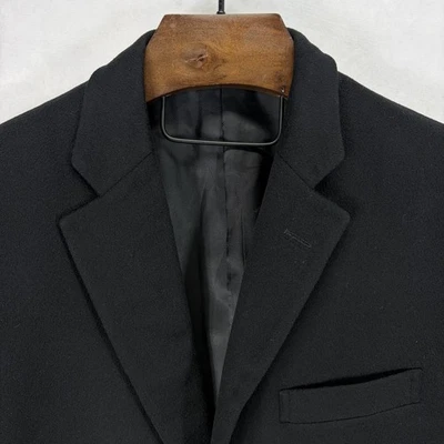 Blazer John Nordstrom Para Hombres 38R Negro Colombo 100% Cachemira Abrigo Deportivo Chaqueta Foto 1 de 4