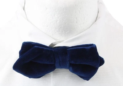 Pajarita SUITSUPPLY para hombre talla única terciopelo algodón formal azul Foto 1 de 4