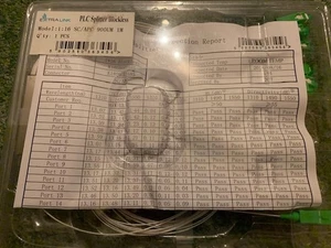 Elfcam 1x16 SPS-Splitter SC/APC Singlemode 0,9 mm blocklos 1 m Kabel G657A2 - Bild 1 von 4