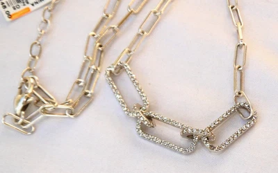 Nuevo con etiquetas Collar Brighton Illumina Lights Linx Plata Cristal $148 Foto 1 de 4