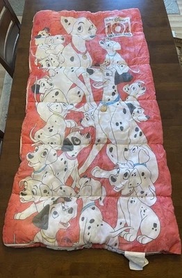 1990s Vintage Walt Disney's 101 Dalmatians Sleeping Bag - Child Youth  - Image 1 of 4