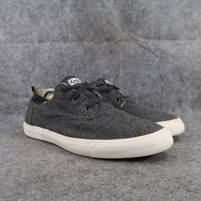 Zapatos Keds Mujer 11 Tenis Informales Estilo de Vida Parte Superior Alta Clásicos Gris Con Cordones Lana Foto 1 de 4