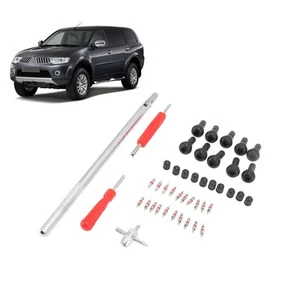 Car Tire Valve Stem Removal Tool Set Valve Core 4 Way Valve Tool Valve Stem Caps - Picture 1 of 12