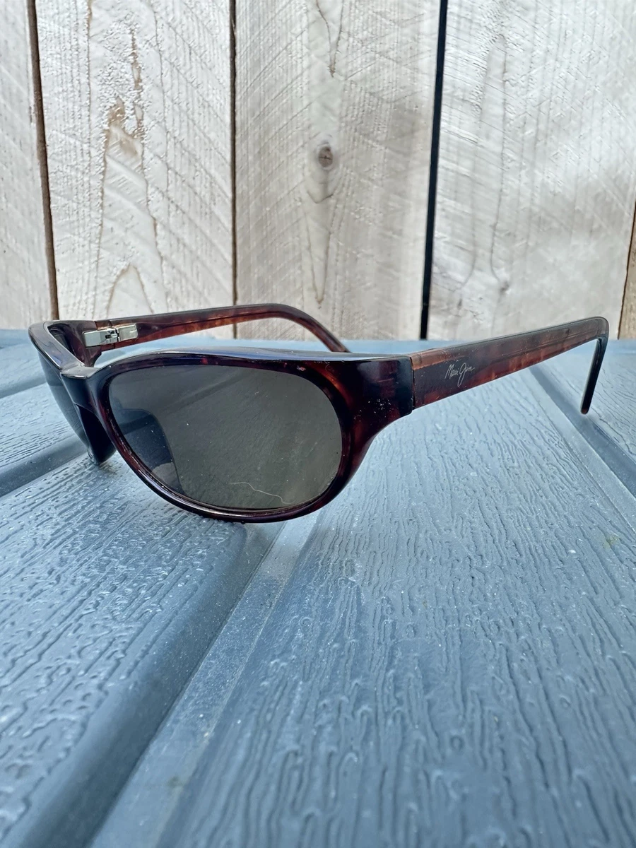 Maui Jim MJ-136-10 Polarized Tortoise Brown Cyclone  display picture 1