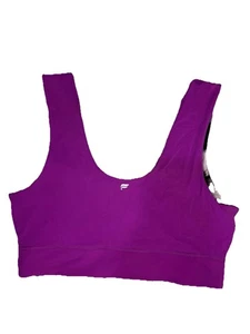 Fabletics Harlow Women’s Sports Bra Purple Size L Activewear Yoga Fitness Top - Picture 1 of 5
