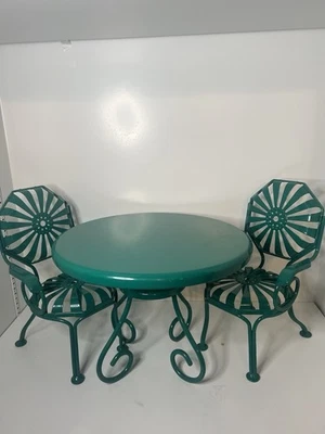 American Girl Kits’ Party Table with 2 Chairs - Image 1 of 4