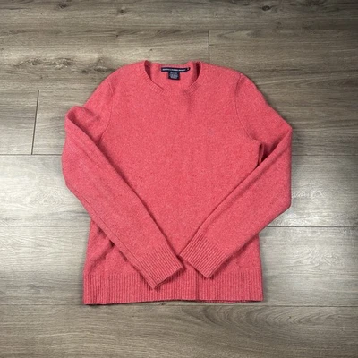 Suéter Ralph Lauren Sport Rosa Logo Lana Merino Angora Mezcla Conejo Talla XL Foto 1 de 4