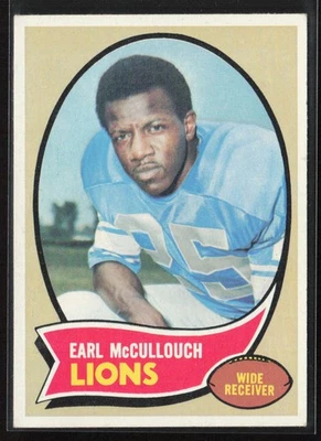 1970 Topps #195 Earl McCullouch (VG+) - Image 1 of 2