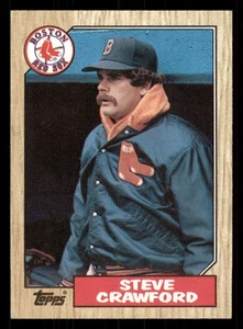 Steve Crawford 1987 Topps #589 Boston Red Sox - Picture 1 of 2