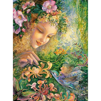 HONEYSUCKLE New UK Fantasy Josephine Wall Glitter 750 piece Jigsaw Puzzle RARE - Image 1 of 4