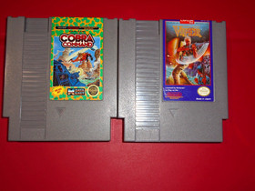 NES Shooter 2 Cartridge Lot Cobra Command & Code Name: Viper Nintendo Tested