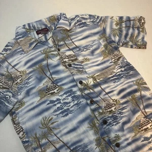 Covington Mens Hawaiian Button Up Shirt Size Small Used Floral Aloha Hawaii - Picture 1 of 5