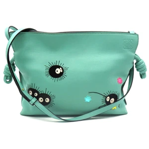 Bolso de Hombro LOEWE Studio Ghibli Hollín Sprites Nudo Flamenco 23 Becerro Verde Menta - Imagen 1 de 12