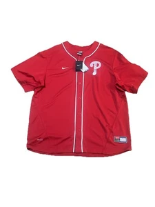 NWT Philadelphia Phillies Jersey Size XXL 2011 Nike Team DriFit MLB Baseball Red - Picture 1 of 6