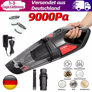 Akku Schnurloser Handstaubsauger Staubsauger Nass&Trocken Für Auto Haus Batterie - Bild 1 von 14