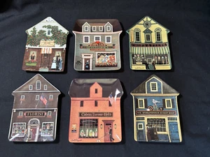 Bradford Exchange Charles Wysocki Folktown Plates X6 1996 edición limitada - Imagen 1 de 17