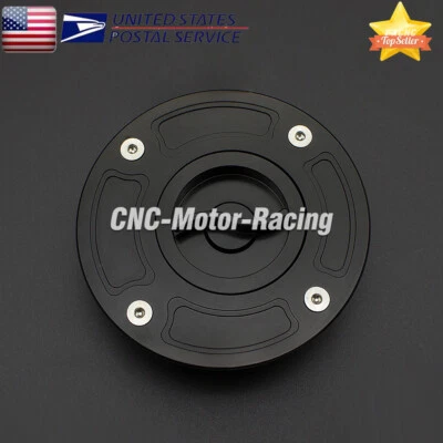 Tampa do tanque de combustível CNC sem chave tampa óleo para Suzuki GSXR1000 2001-2002 alumínio - Imagem 1 de 4