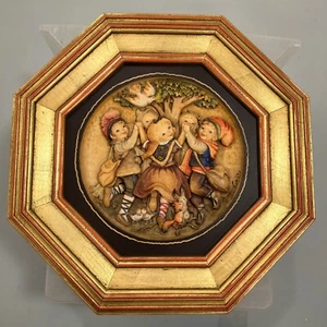1 ANRI Holz Teller Schild von Ferrandiz Frühlingsjubiläum Made in Italy - Bild 1 von 10