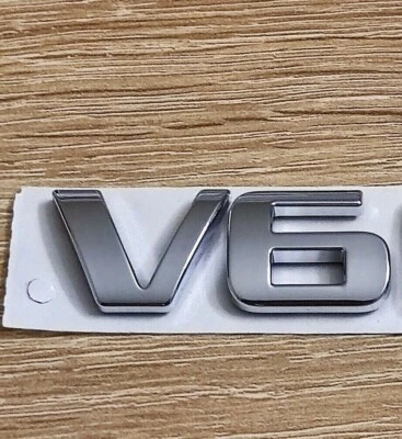 Genuine Holden Badges Chrome V6 Badge Buick GM OPEL Vauxhall Holden Saturn - Image 1 of 2