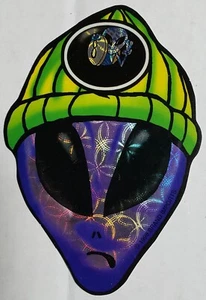 ALIEN HEAD--NUOVO--Adesivo distributore automatico prismatico vintage (1998) (#857) - Foto 1 di 2