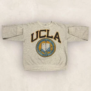 Sudadera gráfica universitaria vintage años 90 EE. UU. UCLA Universidad de California - Imagen 1 de 2