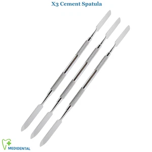 3Pcs Spatola Cemento Odontoiatria Spatola Mista Modellazione Strumenti Diagnostic - Foto 1 di 4