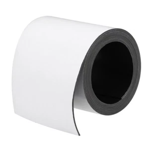 Bande Magnétique 4 Pouces X 6,5 Pieds Bande Magnétique Étiquettes Autocollants pour Tableaux Blancs - Photo 1 sur 4