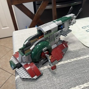 Lego Star Wars Slave 1 8097 2010 Release Incomplete NO Minifigs, Manuals & Box - Picture 1 of 4