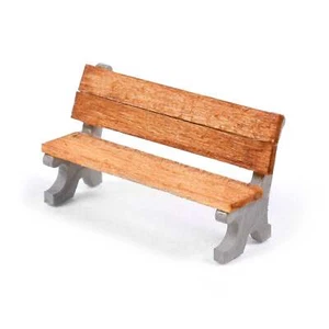 HO Scale Modern Park Benches by Scientific – Set of 6 - Picture 1 of 3