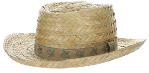 DPC * MENS GAMBLER HAT * L/XL * NEW BURI STRAW PANAMA STYLE SUN SHADY GOLF UPF50 - Picture 1 of 3