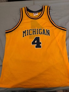 chris webber college jersey