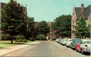 Lot of 3 IN Postcards Purdue University Residence Hall Union Old Cars Lafayette - Picture 1 of 6
