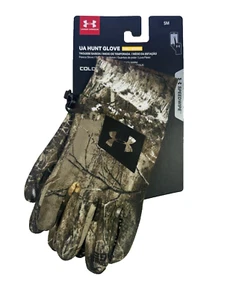 Under Armour Early HUNT Glove fleece Speedwipe Camo SMALL Men's 1318574-991 - Picture 1 of 4