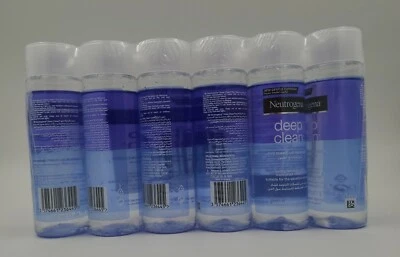 6x Neutrogena Deep Clean Eye Makeup Remover 125ml New - Image 1 of 2