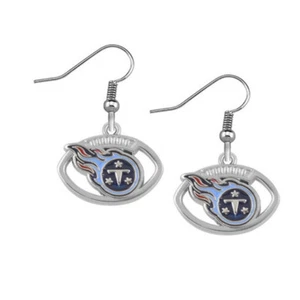 Pendientes redondos de fútbol americano Tennessee Titans pendientes seguimiento gratuito nuevos - Imagen 1 de 1