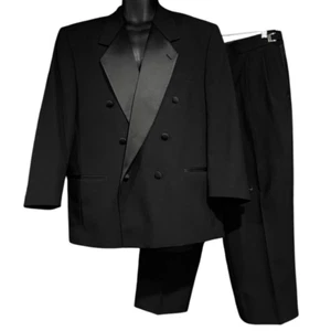 Neil Allyn Formal Collection Double Breasted Tuxedo Tux Men’s 44S - Picture 1 of 11