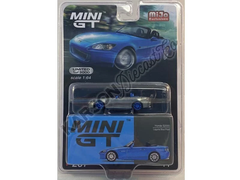 CHASE Honda S2000 (AP2) Laguna Blue Pearl Diecast Modelo escala 1:64 MGT00287-TS Foto 1 de 1