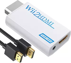 Wii to HDMI Converter Adapter with Hdmi Cable Connect Wii Console to HDMI Displa - Picture 1 of 12