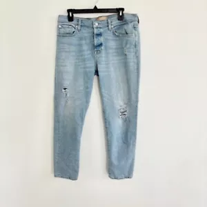 7 For All Mankind Josephina Ankle Cropped Boyfriend Jeans Distressed Größe 28 - Bild 1 von 10