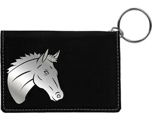 Cartera Llavero Majestic Horse Grabado Láser Cuero sintético - Imagen 1 de 18