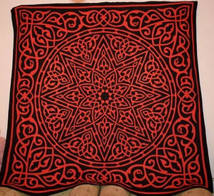 Handmade quilt-patchwork quilt-wall hanging tapestry-Egyptian tapestry-wall art - Picture 1 of 8