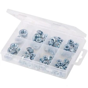 Fixman 205828 78 Stck. Flanschmuttern Pack M5-M12 Sechskantantrieb gezackte metrische Schrauben - Bild 1 von 1