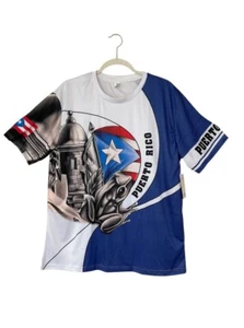 Puerto Rico Men's Crew Neck Short Sleeve Shirt Size XL - Picture 1 of 3