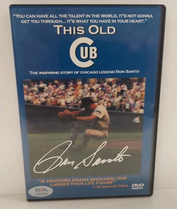 Ron Santo Chicago Cubs Autograph This Old Cub DVD PSA DNA - Picture 1 of 4
