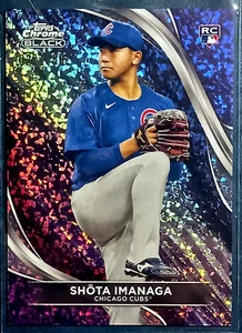 SHOTA IMANAGA 2024 TOPPS CHROME BLACK PURPLE MINI DIAMOND #43 RC ROOKIE 22/150 - Picture 1 of 2