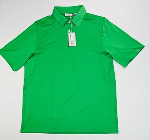 Kjus UPF 50+ Herren Größe 2XL (56) Grün Kurzarm Hals Logo Superload Polo Neu mit Etikett - Bild 1 von 13