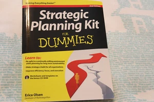 STRATEGIC PLANNING KIT FOR DUMMIES By Erica Olsen Wiley pbk. 2012 NEW - Picture 1 of 3