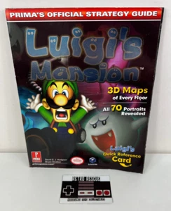 Luigis Mansion Nintendo GameCube Official Strategy Guide Book Prima Retro - Picture 1 of 11