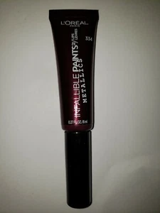 L'oreal Paris Lips Levres Paints Infallible Metallics 334 Smoldering Eclipse - Picture 1 of 2