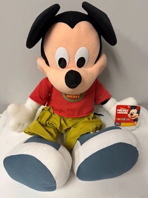 2000 Toys R Us Fisher Price 24" Jumbo Plush Mickey Mouse New With Tags - Image 1 of 4